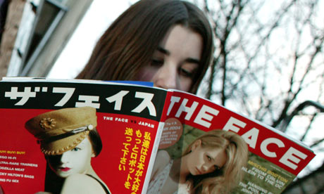 A teenager reading the Face