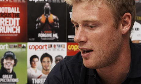 Andrew Flintoff guest-editing Sport magazine
