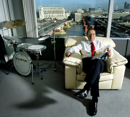 Richard Desmond: Richard Desmond in Express Newspapers HQ in Ludgate House