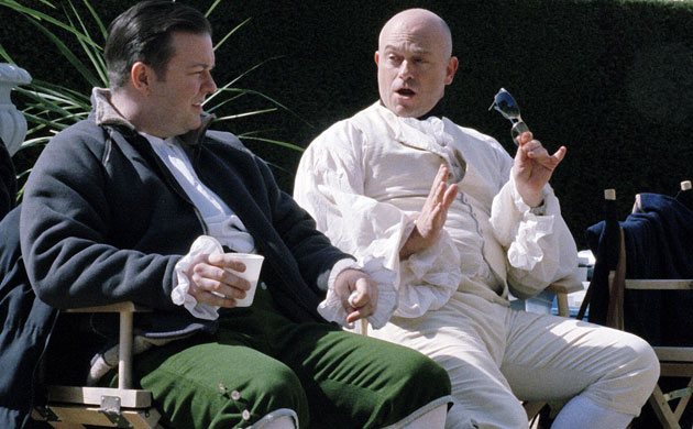 Top noughties TV shows: Extras: Ricky Gervais and Ross Kemp