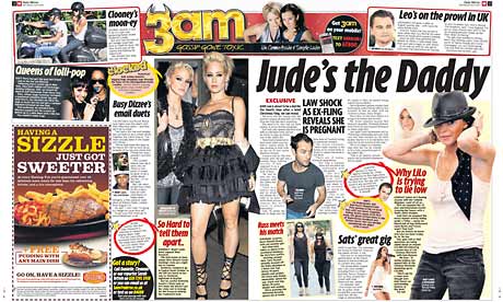 Daily Mirror's 3am column