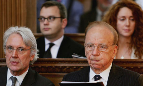 Les Hinton, Rupert Murdoch, Andy Coulson and Rebekah Wade