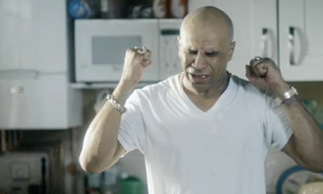 Goldie in 'Help Give Them a Voice Advert' encouraging people to become social workers