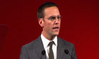 James Murdoch delivering the MacTaggart lecture