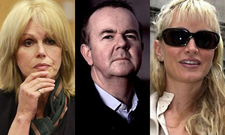 Joanna Lumley, Ian Hslop and Caprice Bourret