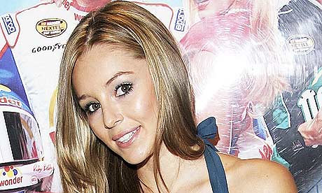 Keeley Hazell a Sun Page 3 model is hoping the Tories beat Labour in the 