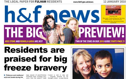 Council-run newspapers: H and F News