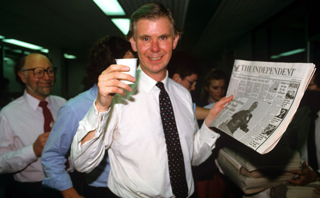 Independent editors: Andreas Whittam Smith, Independent launch issue