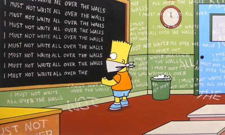 Banksy Simpsons Intro