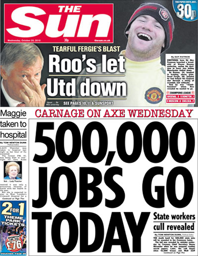 Spending review: The Sun