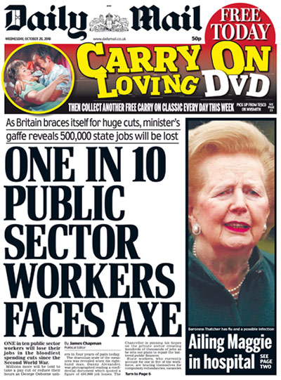 Spending review: Daily Mail