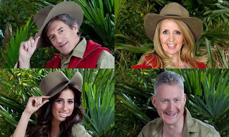 I'm a Celebrity 2010 Nigel Havers Gillian McKeith Lembit Opik and Stacey