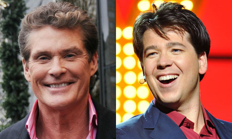 Havid Hasselhoff and Michael McIntyre