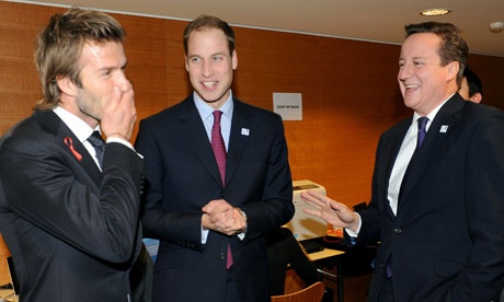 prince william grantham. David Beckham, Prince William