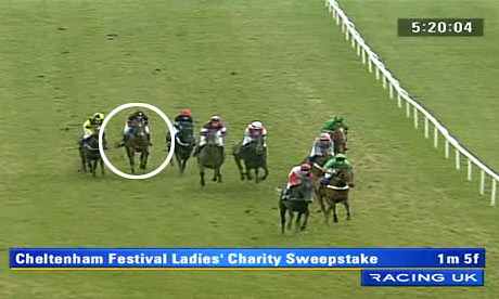 Lis Murdoch in the Cheltenham Festival Ladies' Charity Sweepstake 