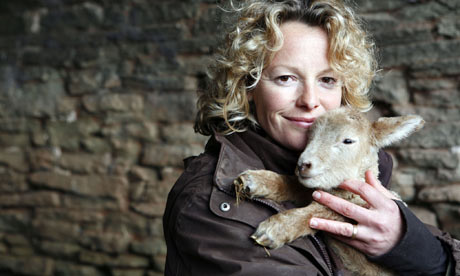 Kate Humble on Lambing Live Photograph BBC