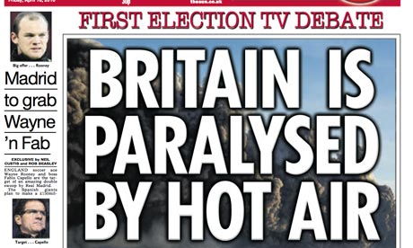 Sun leaders' debate headline