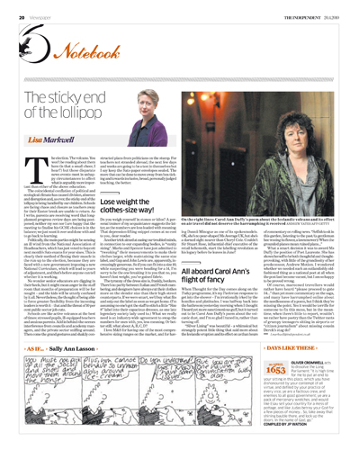 The Independent redesign: Notebook section