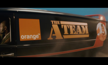 Orange spoof A-Team trailer
