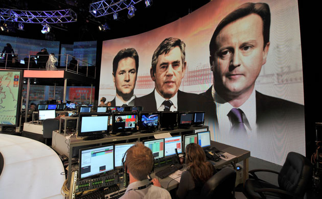 BBC election coverage: The BBC general election set