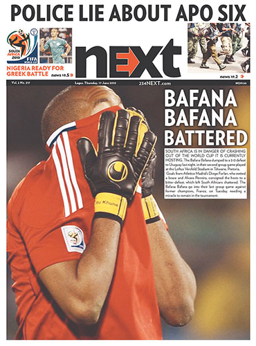 World Cup pages: Next, Nigeria