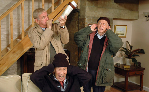 Last of the Summer Wine: Hobbo (Russ Abbot), Entwistle (Burt Kwouk) and Alvin (Brian Murphy) in 2009