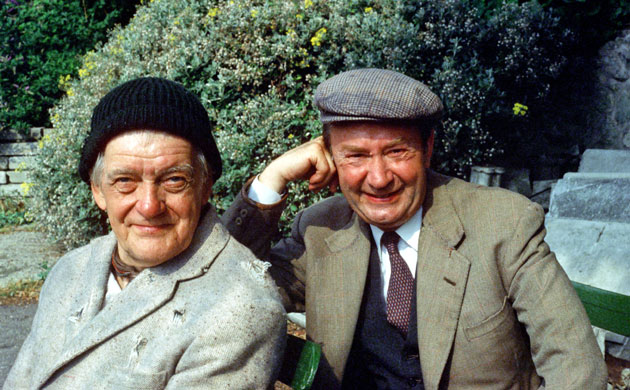 Last of the Summer Wine: Compo (Bill Owen) and Clegg (Peter Sallis) in 1983