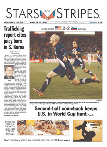 World Cup 2010 pages: Stars and Stripes - Pacific edition, US