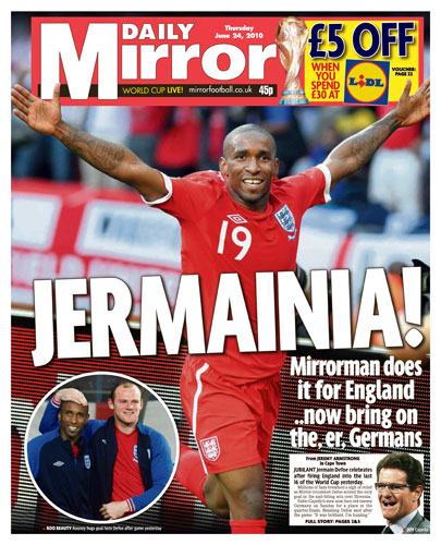 World Cup pages: Daily Mirror