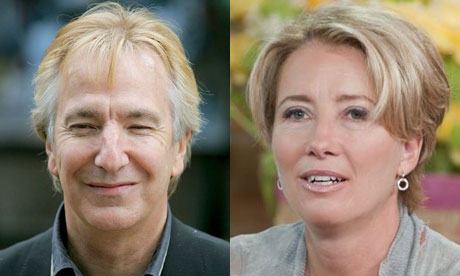 Alan Rickman and Emma Thompson