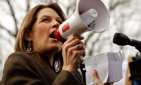 michele bachmann quo. Michele Bachmann at a rally in