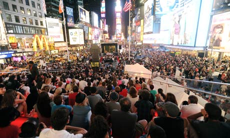Mad Men season four premiere Times Square