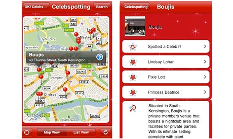 OK! CelebSpotter app