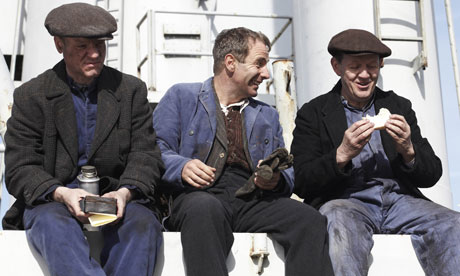 ... fox, robson green and kevin whately. photograph: helen turton/itv