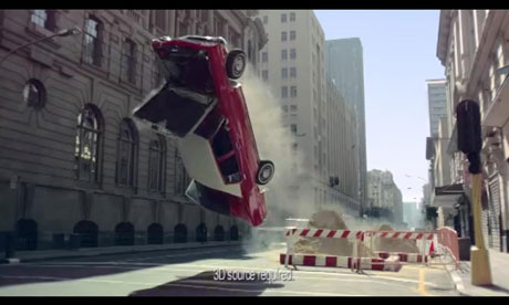 Panasonic advert promoting its Viera 3D TVs