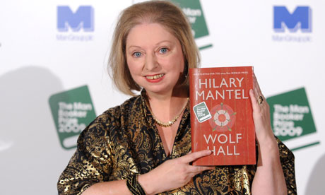 Hilary Mantel with Wolf Hall
