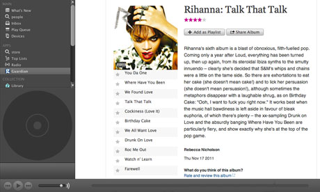 The Guardian's Spotify app