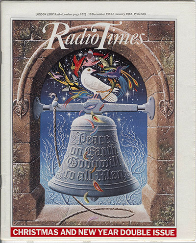 RT Christmas: Radio Times 1981 Christmas cover