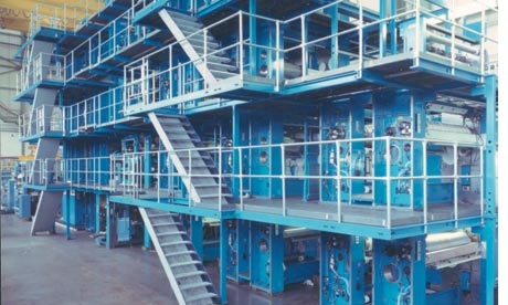 Daily Mail press in Surrey Quays