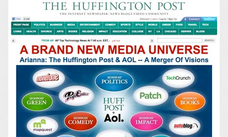 Huffington Post on AOL purchase