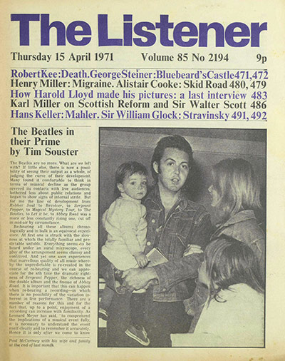 The Listener: The Beatles in Their Prime