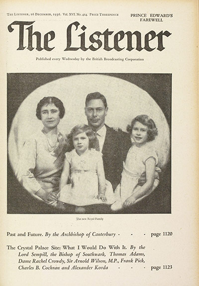 The Listener: Prince Edward's Farewell