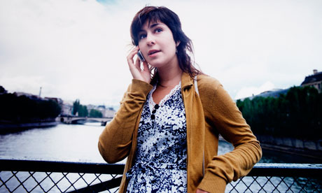 Young woman talking on mobile phone