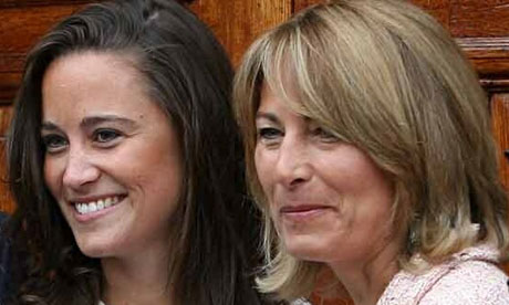 Pippa and Carole Middleton