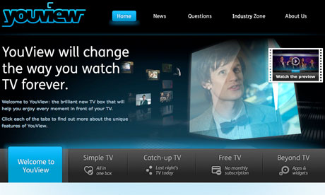 YouView website