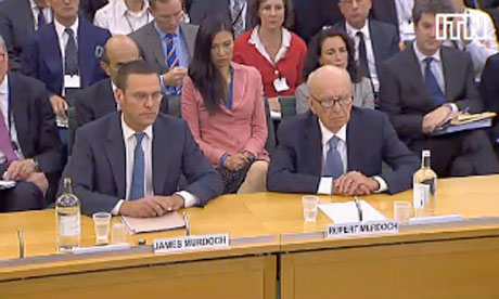 James and Rupert Murdoch