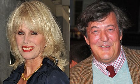 Joanna Lumley and Stephen Fry