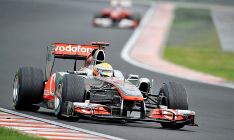 Lewis Hamilton in F1's Hungarian Grand Prix