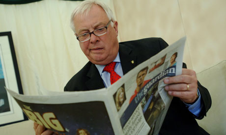 Lord Patten reads the Guardian