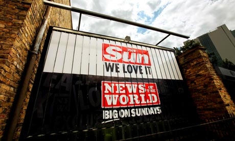 Sun and News of the World logos